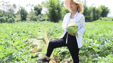 农民吃瓜妹,揭秘农村新风尚